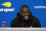 „US Open“ turnyre – apsivėmusių tenisininkų pergalės ir negailestinga Tiafoe žinutė Alcarazui