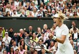 I.Swiatek teko pavargti dėl 37-os pergalės iš eilės, S.Halep užbaigė K.Flipkens karjerą, praėjusių metų finalininkė krito prieš antrojo šimtuko žaidėją (papildyta)