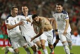 90-ąją minutę Lisabonoje pergalę prieš portugalus išplėšusi Serbija iškovojo tiesioginį kelialapį į pasaulio futbolo čempionatą 