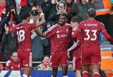 „Liverpool“ susitvarkė su „Brighton“, „Man Utd“ patyrė dar vieną triuškinamą pralaimėjimą