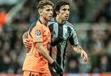 „Barcelona“ išplėšė lygiąsias prieš „Newcastle“ baudiniu paskutinę pridėto laiko minutę