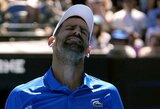 „Australian Open“ pusfinalis truko vos 81 minutę: dėl traumos pasitraukęs N.Djokovičius buvo nušvilptas