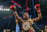 Į ringą grįžtančio M.Pacquiao lauks jokios patirties bokse neturintis imtynininkas