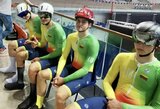 Lietuvos treko dviratininkai Europos jaunių čempionate užėmė 9-ą vietą, italai pagerino pasaulio jaunių rekordą