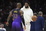 Jamesas atskleidė, kodėl pasirinko „76ers“: nori padėti Embiidui tapti čempionu