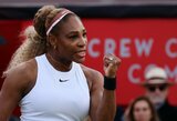 Serena Williams sugrįžo į didįjį tenisą įspūdinga pergale