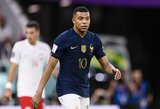 K.Mbappe: apie troškimą antrą kartą laimėti Pasaulio taurę ir Prancūzijos federacijos gautą baudą už jo atsisakymą bendrauti su žiniasklaida 