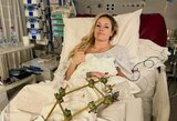 Lindsey Vonn buvo atlikta trečia operacija, sportininkė pasidalino nuotrauka iš ligoninės
