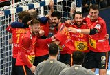 Pasaulio rankinio čempionus danus patiesę ispanai ketvirtą kartą iš eilės žais Europos pirmenybių finale