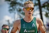 Oskaras Grigonis išbandė jėgas Amerikos triatlono taurės etape