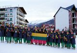 Švęsdami vasario 16-ąją Lietuvos sportininkai baigė pasirodymą Europos jaunimo žiemos olimpiniame festivalyje