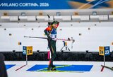 Vasario 15 d. Milano ir Kortinos žaidynėse – kalnų slidininkės olimpinis debiutas ir dviejų lietuvių startai biatlono persekiojimo lenktynėse