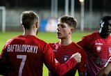 Nugalėję alytiškiai vejasi „Riterius“