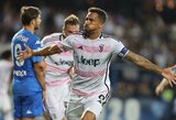Italijoje – „Juventus“ komandos pergalė prieš „Empoli“