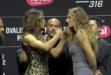 „Tu pralaimėjai daugiau kovų, nei aš esu pralaimėjusi raundų“: prieš „UFC 316“ turnyrą Kayla Harrison ir Julianna Pena turėjo aštrią akistatą 