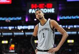 Wembanyama prieš sezoną Prancūzijoje suburs „Spurs“ ekipą