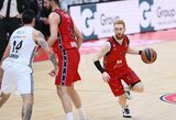 Įspūdingu puolimu „AX Armani“ nukovė varžovus Italijos pirmenybėse