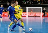 FIFA pasaulio salės futbolo čempionatas: Lietuva garbingai priešinosi galingai Kazachstano rinktinei