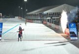 Pasaulio biatlono taurės etapą vainikavo dramatiška Simon pergalė