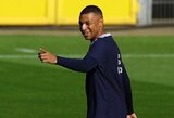 Atnaujinta informacija apie K.Mbappe sveikatą ir parodyta jam sukurta speciali kaukė