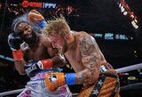 Vangų buvusį UFC čempioną T.Woodley įveikęs J.Paulas – vis dar nenugalėtas