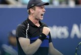 Sensacija „US Open“: kvalifikaciją įveikęs Nyderlandų tenisininkas eliminavo 14-ąją pasaulio raketę