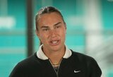 Amerikiečių sprendimo priblokšta Sabalenka: „Tokios situacijos niekada nebuvau patyrusi“