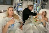 Po 4 operacijų Vonn parskraidinta į JAV: „Stovėti negaliu jau daugiau nei savaitę, gulėjau lovoje nejudėdama“