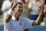Nuo istorinių pergalių iki atsisveikinimo: Nishikori priėmė sunkų sprendimą