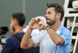 Ašarų nesulaikęs Wawrinka atsisveikino su Ženeva