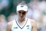 Rybakina sensacingai baigė pasirodymą Vimbldone – antrajai pasaulio raketei kelią pastojo Mertens