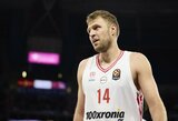 Rimto baskų iššūkio sulaukęs „Olympiacos“ pergalę pastvėrė tik rungtynių pabaigoje