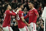 Anglijoje – kontraversiškas „Arsenal“ įvartis, C.Ronaldo dublis ir „Man Utd" pergalė 