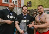 Jokužys galiūnų varžybose Islandijoje vos neaplenkė Bjornssono