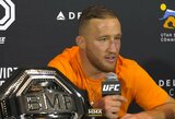 Kovos su I.Machačevu pareikalavęs J.Gaethje sulaukė čempiono atsako: „Būk atsargus“