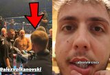 Suklastotą akreditaciją pateikęs „youtuberis“ prasmuko pro apsaugą ir kartu su A.Volkanovskiu žengė link UFC narvo