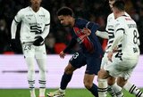 Paryžiuje – nykus K.Mbappe pasirodymas ir 7 pridėto laiko minutę išplėštos PSG lygiosios