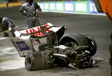 Iš ligoninės išleistas M.Schumacheris išplatino pirmą pranešimą po šiurpios avarijos lekiant 273 km/val. greičiu