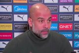 P.Guardiola: „Tik žaidėjų ir trenerių streikas galėtų priversti imtis pokyčių“