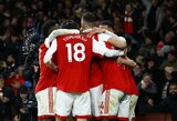 „Arsenal“ 90-ąją minutę išplėšė dramatišką pergalę prieš „Man Utd"