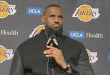 L.Jamesas įvardino tik vieną dalyką, ką dabar galima pagerinti „Lakers“ gretose