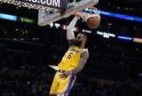 „Lakers“ žvaigždės vedė klubą į pergalę
