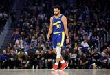 S.Curry iškrito iš „Warriors“ rikiuotės