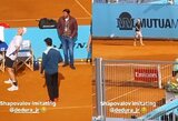 Dedura-Palomero debiutavo ATP 1000 turnyro kvalifikacijoje, Šapovalovas pasijuokė iš jo šventimo būdo
