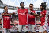 Dublį per 5 minutes pelnęs E.Nketiah padovanojo „Arsenal“ pergalę prieš „Leeds Utd“