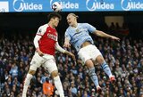 „Premier“ lygoje – „Man City“ ir „Arsenal“ komandų nulinės lygiosios 