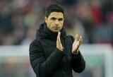 M.Arteta po lygiųjų su „Liverpool“ pasiuntė žinutę 