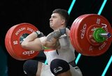 Lukas Kordušas pasaulio sunkiosios atletikos čempionate – 21-as