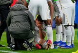 „Real“ rungtynių pabaigoje išvargtą pergalę apkartino Bellinghamo patirta trauma 