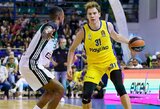 „Maccabi“ pergalės fone – kuklus R.Jokubaitis ir įspūdingas T.Blattas